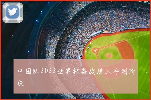中国队2022世界杯备战进入冲刺阶段